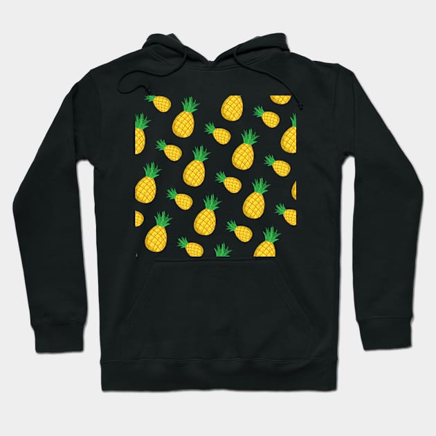 Pineapple Hoodie by Pattern Art